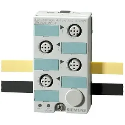 Siemens 3RK19011NR04 AS-Interface 4-fach M12 Abzweig AS-Interface und U-AUX, 4xM12
