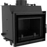 Wasserführender Kamineinsatz Kratki MAJA DECO 8kW Ø180 schwarz Kaminofen