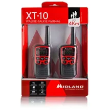 Midland XT10 Funkgerät Rot/Schwarz