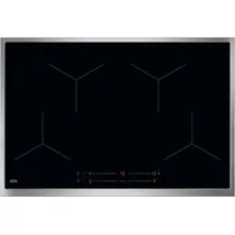 AEG TO84IA0CXB Autarkes Induktionskochfeld, 76,6 cm breit, TouchControl, Hob2Hood, Timer, Edelstahlrahmen