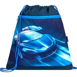 Belmil Mini-Fit Schulranzen-Set 4tlg Racing Blue Neon