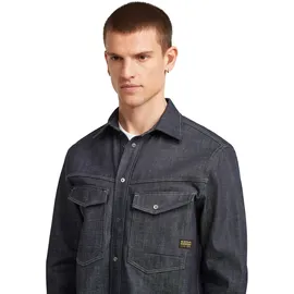 G-Star Dakota Regular Fit Langarmhemd Blau XL
