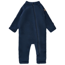 mikk-line - Wolloverall Baby Suit in blue nights, Gr.74,