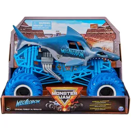 Spin Master Monster Jam, offizieller Megalodon Monster Truck, Druckguss-Fahrzeug zum Sammeln im Maßstab 1:24, Spielzeug für Kinder ab 3 Jahren