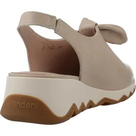 Wonders für Damen. C-7602 Lederschuhe Simon02 beige 39 3 bis 5 cm, Keine, Lässig
