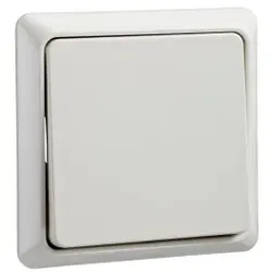 Elso 241600 Universalschalter 10A RENOVIERUNG komplett Steckklemme perlweiß