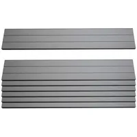 MCW 7er Set Latten Für WPC-Sichtschutz Savoie Bretter Windschutz Ca. 1qm - 90cm Grau