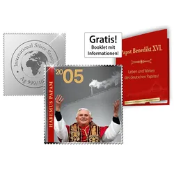 International Silver Stamps „Benedikt XVI. - Leben und Wirken des deutschen Papstes“