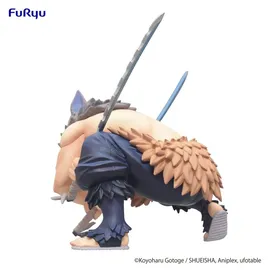 furyuu Demon Slayer: Kimetsu no Yaiba Noodle Stopper Figur Hashibira Inosuke 11 cm - Grün/Schwarz/Weiß