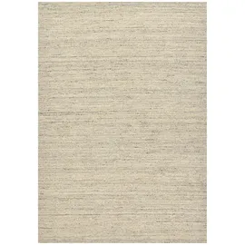 THEKO Wollteppich THEKO "Pure UNI", grau (natural grau), B:60cm H:14mm L:90cm, Schurwolle, Teppiche, Handwebteppich, meliert, reine Wolle, handgewebt