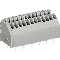 WAGO 250-1403 Federkraftklemmblock 0.50mm2 Polzahl 3 Grau