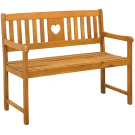 vidaXL Gartenbank 110 x 55,5 x 90 cm Braun