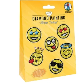 Ursus Diamond Painting Sticker Smileys Set mit 2 Bögen