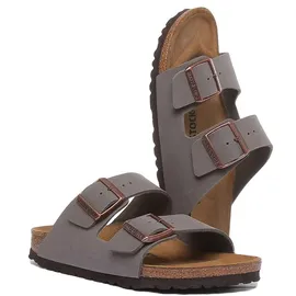 Birkenstock Arizona Birko-Flor Nubuk schmal stone 39