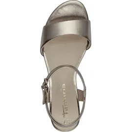 TAMARIS Blockabsatz-Sandaletten Damen Gold 41