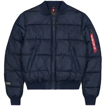 Alpha Industries Ma-1 Logo Steppjacke Ultra Navy XL