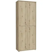 Forte Alice Springs 74,5 x 192 x 34,9 cm braun / Eiche