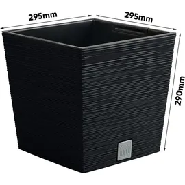 Prosperplast Furu Square 29,5 x 29,5 x 29 cm Anthrazit