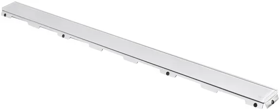 TECEdrainline Glasabdeckung weiss, passend für Duschrinne 900 mm, Edelstahl poliert, gerade, 600991 600991