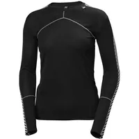 HELLY HANSEN Lifa Crew Langarm-baselayer - Black - M