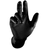 Nitrilhandschuhe Nitril Handschuhe 0422 Grip schwarz Gr. 9-10 (XL)