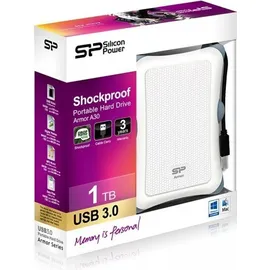 Silicon Power Armor A30 1 TB USB 3.2 weiß/grau SP010TBPHDA30S3W