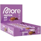 MORE Nutrition More Protein Bar, 10 x 50 g Riegel, Caramel Crunch