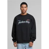 Mister Tee Upscale Only Members Oversize Crewneck in Schwarz,
