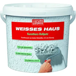 Lugato Weisses Haus Kunstharz-Rollputz 20 kg