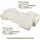 OTTO home Wohnlandschaft JONAA, U-Form, 311 cm Schlafsofa (133/270)-OTTO. Verlässliche Qualität, Tonnentaschen-Federkern, Bettkasten, Cord, Struktur beige