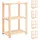 vidaXL Lagerregal Massivholz 60x38x90cm braun 3 Böden 5 Stk.