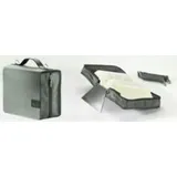 SKIN von Barth & Bauer SartoriusSKIN Tasche BASIC Gr. L in Silber-Grau mit Tragegurt & Buchstütze