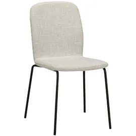 Albatros Esszimmerstühle 4er Set beige - stapelbar, bequemer Polsterstuhl - Eleganter Küchenstuhl, Stuhl Esszimmer oder Esstisch Stuhl, Konferenzstuhl , Stückzahl:4, Farbe:beige