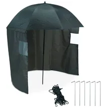 Relaxdays Angelschirm mit Seitenwand