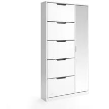 Vicco Luca 90 x 169,5 x 22,5 cm weiß