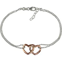 SilberDream Armband Silber 925 Sterling Silber, vergoldet (Roségold 333) ca. 18cm | Gr.: onesize