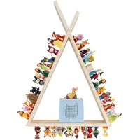 Tonie-Regal für Toniebox Hörfiguren, Magnetische Aufbewahrung für 70-80 Tonie, Wandregal und Schreibtischregal, Kinderregal für Mädchen & Jungen,
