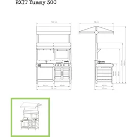 EXIT TOYS Yummy 300 Outdoor Spielküche 51.10.30.00