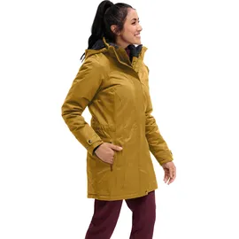 Maier Sports Lisa 2.1 Damen Mantel, atmungsaktiver Wintermantel, - gold