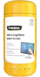 Fellowes Reinigungstücher speziell für Bildschirme 8562901 , 1 Packung = 200 Stück