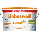 Globus Baumarkt Globusweiß Wandfarbe weiß matt 12 l