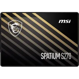 MSI Spatium S270 480 GB SATA 2,5" Schwarz