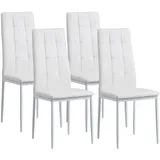 Albatros Stuhl, Weiß, Kunststoff, 41x97x38 cm, Esszimmer, Stühle, Esszimmerstühle, Vierfußstühle