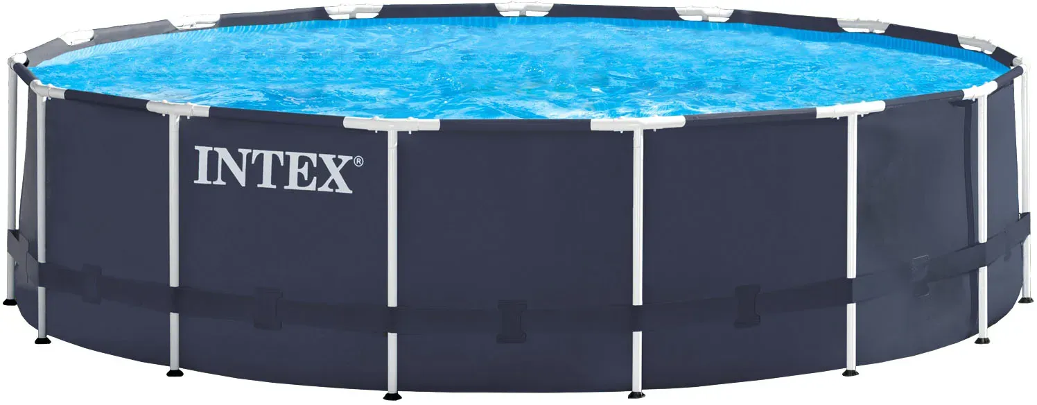 Intex Frame Pool 457 x 122 cm mit Gestänge - Swimming Pool ohne Zubehör