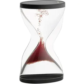 TFA Sanduhr Acrylglas klar Rot Schwarz mechanisch