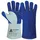 Hase Safety Gloves Hase Mühlheim Blue Schweißerhandschuh aus Rindspaltleder Größe 9