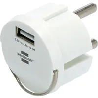 Brennenstuhl USB Steckdosenadapter 2,4A weiß