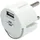 Brennenstuhl USB Steckdosenadapter 2,4A weiß