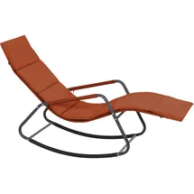 Siena Garden Aliano Schaukelliege 143 x 57 x 81 cm Rot