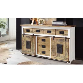 'massivart' Sideboard 150 cm Weiß
